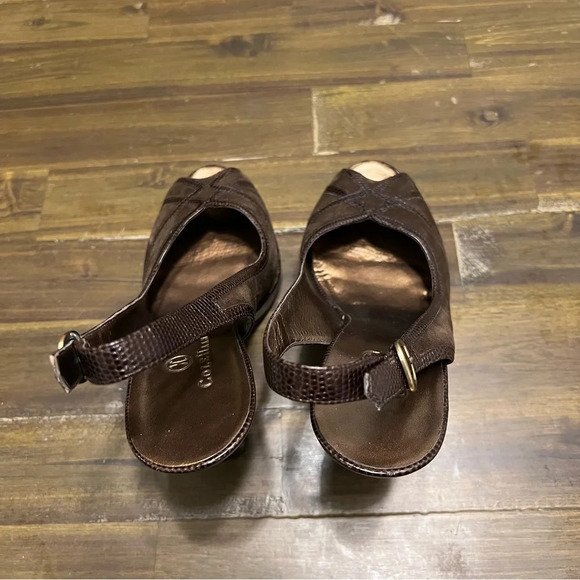 Cole Haan Suede/Lizard Tonia Pump Heels - Picture 9 of 10